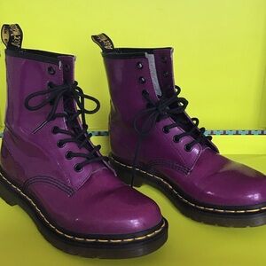 Dr. Martens Vibrant Purple Lace-Up Boots